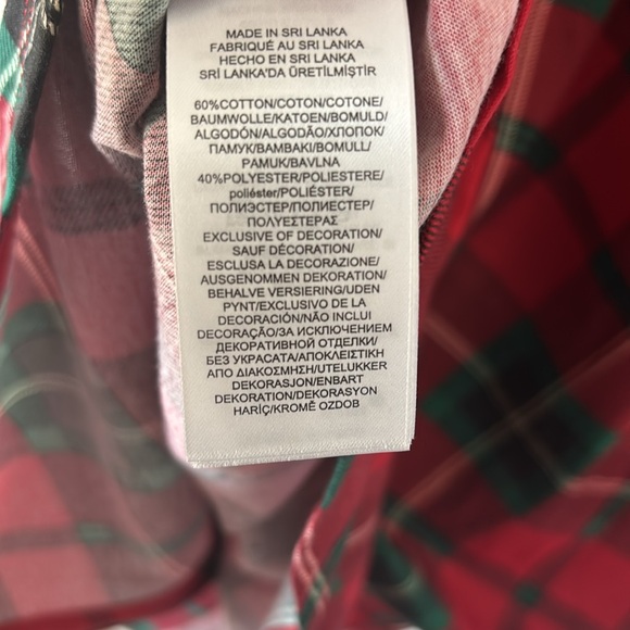 Ralph Lauren Plaid Herringbone Twill Sleep Shirt in L - Picture 10 of 10